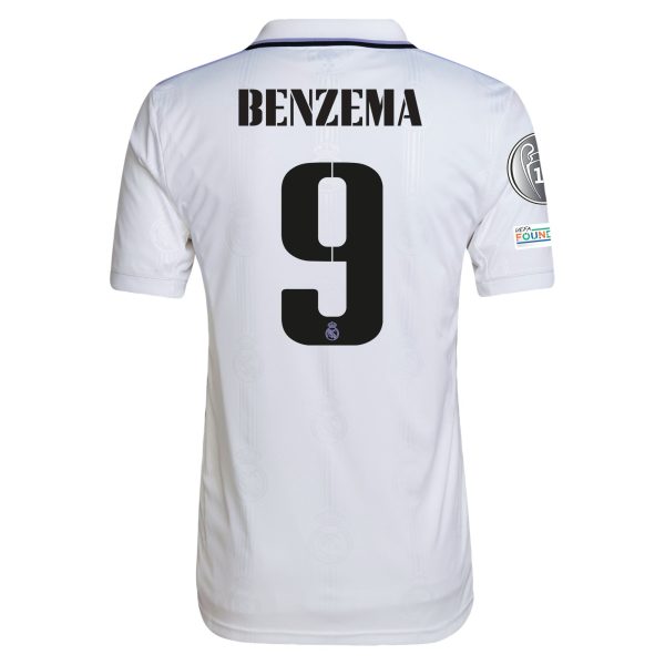 カリム・ベンゼマ レアル・マドリード 22/23 UCL ホームユニフォーム